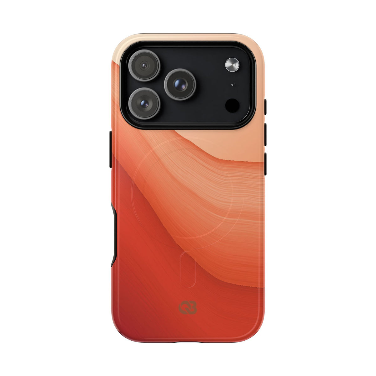 Terracotta Flow · Tough 2.0 Magnetic Phone Case for iPhone · Orange