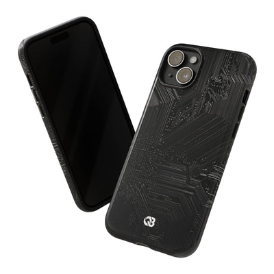 Obsidian Circuitry · Tough Phone Case for iPhone · Black