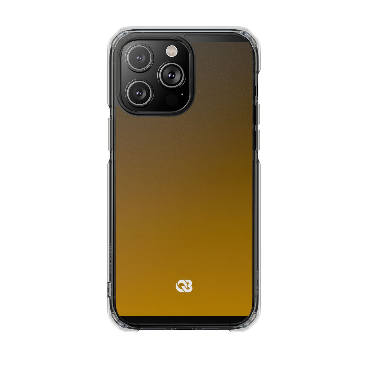 Golden Umber · Clear Impact Magnetic Phone Case for iPhone · Gold