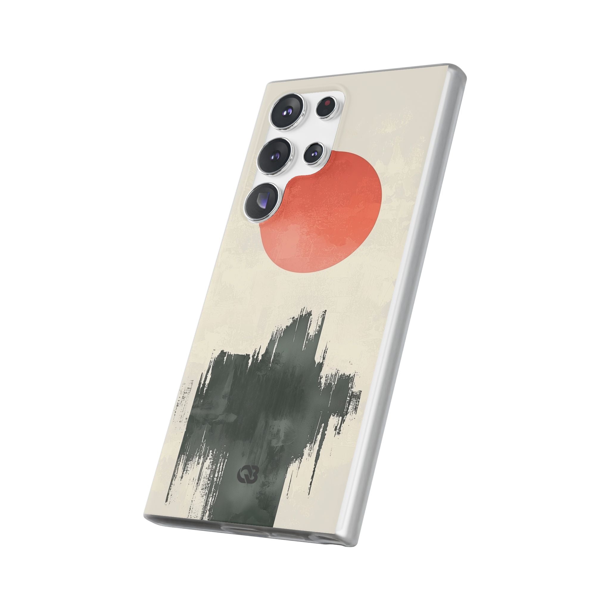 Crimson Sun Strokes · Soft Phone Case for Samsung