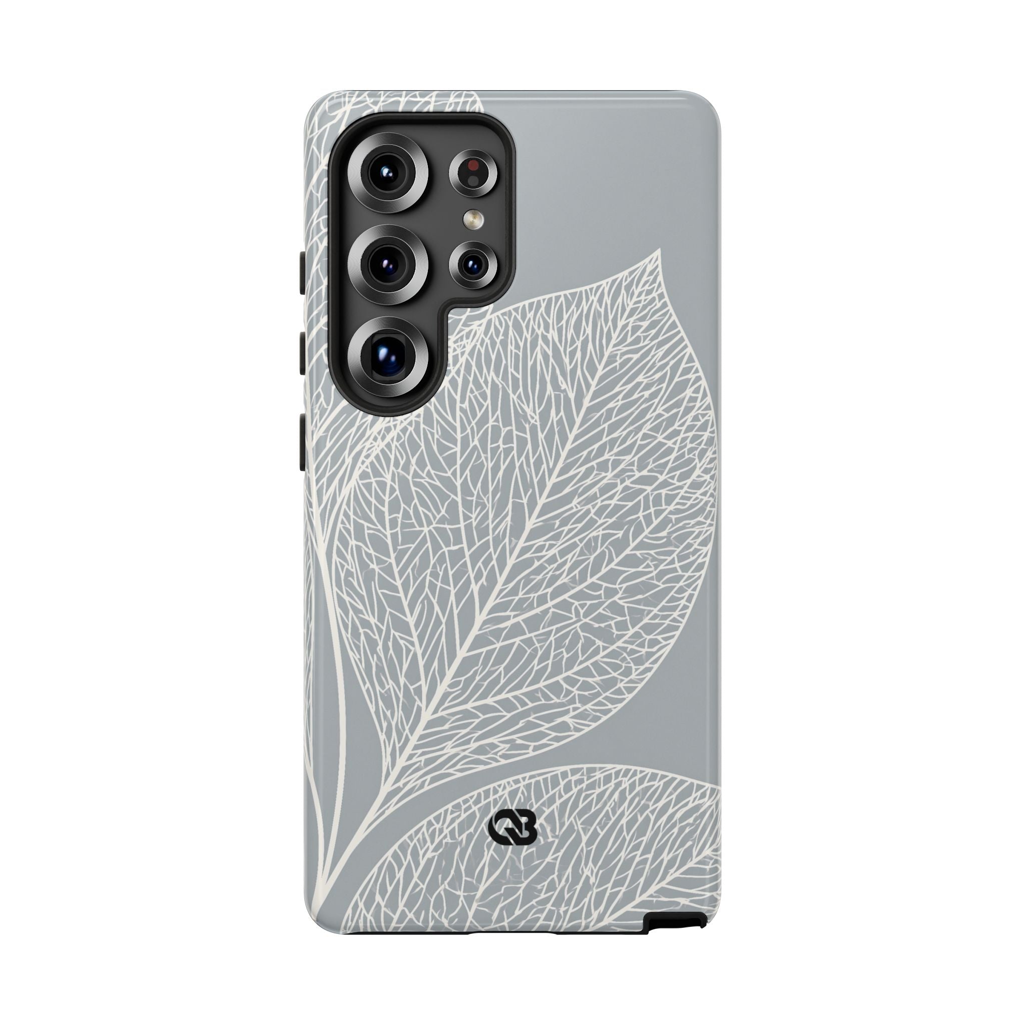 Grey Tough Phone Case for Samsung - Frosted Ash Veins