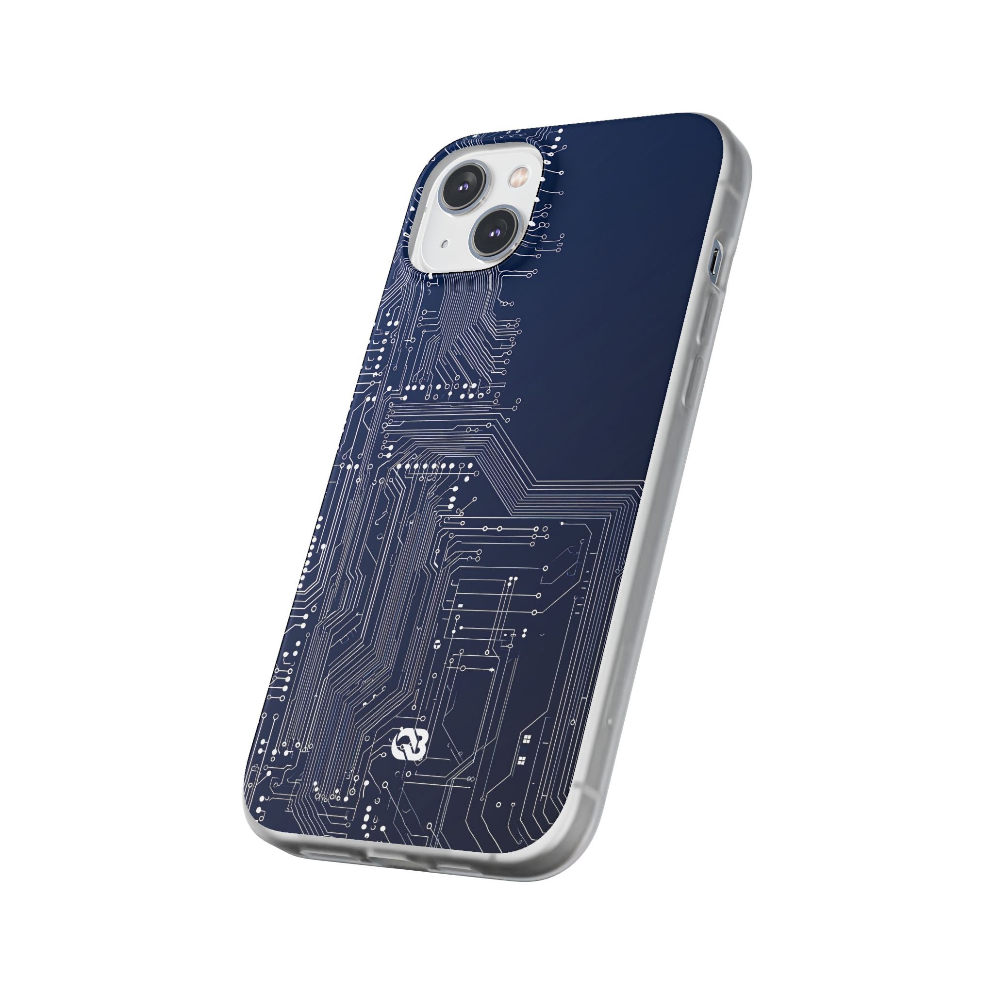 Blue Lite Phone Case for iPhone - Cobalt Data Stream