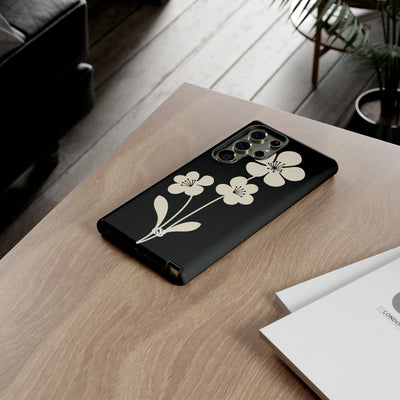 Nordic Blossom · Tough Phone Case for Samsung · Black