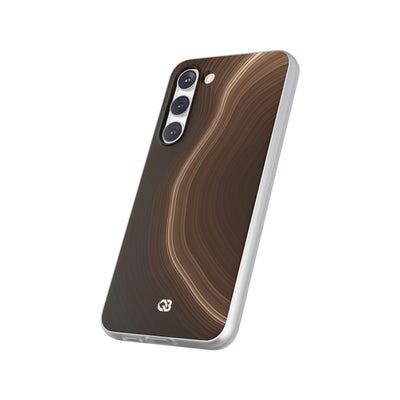 Umber Strata · Lite Phone Case for Samsung · Brown