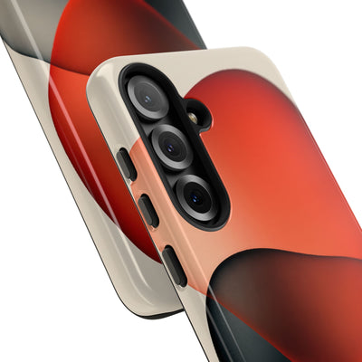 Translucent Crimson Form · Tough Phone Case for Samsung · Red