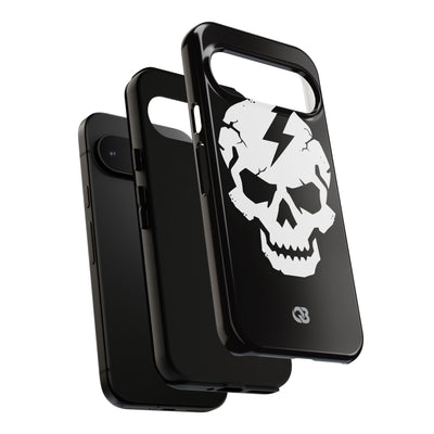 Shattered Bolt Skull · Tough Phone Case for Google Pixel