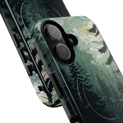 Misty Pine Shadow · Tough+ Phone Case for iPhone · Magsafe