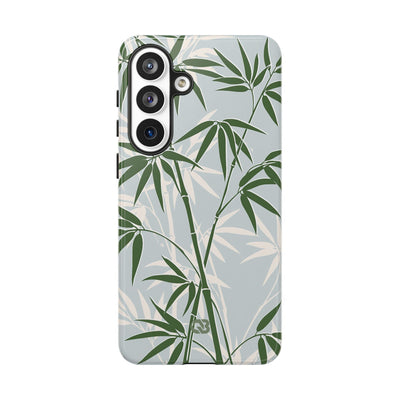 Green Tough Phone Case for Samsung - Kyoto Bamboo Canopy