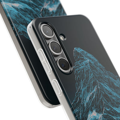 Glacial Alpine Peak · Lite Phone Case for Samsung · Blue