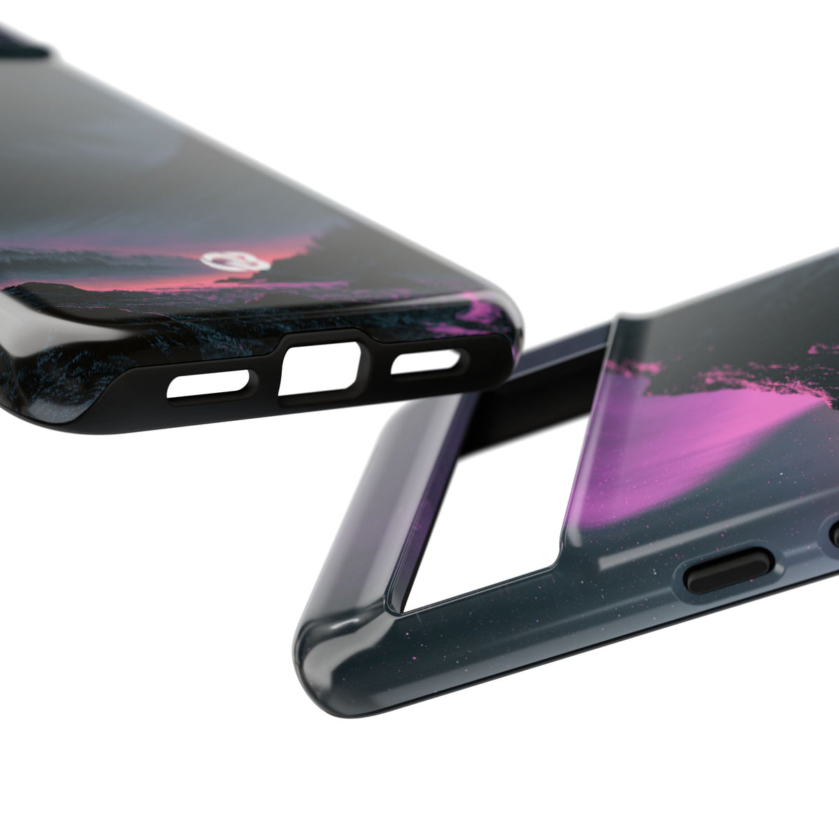 Arctic Aurora Summit · Tough Phone Case for Pixel ·  Black