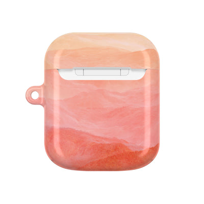 Alpenglow Ridge Vista · Hard Case for AirPods & AirPods Pro · Orange