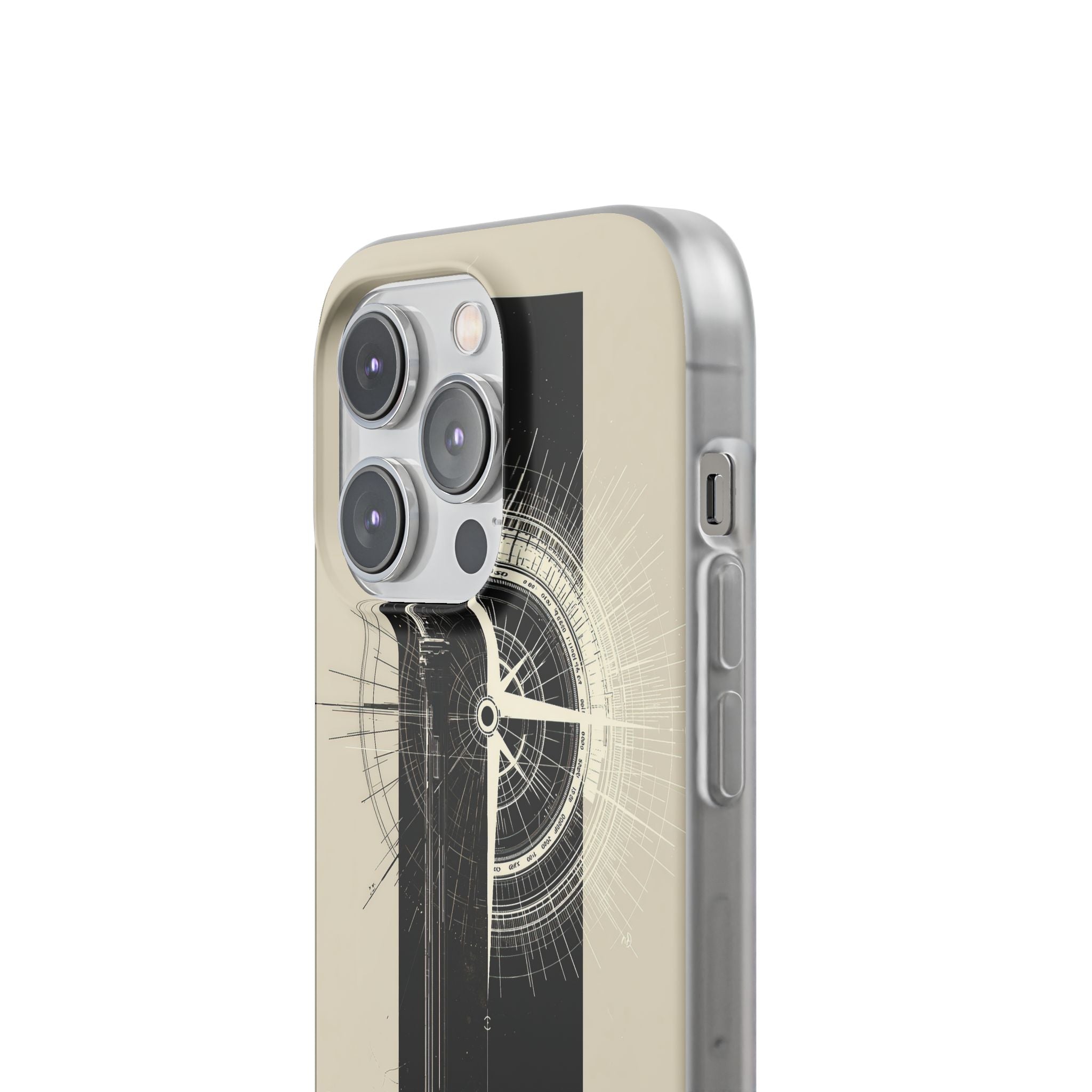 Beige Lite Phone Case for iPhone - Zenith Vector Spire