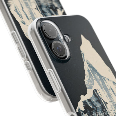 Blue Lite Phone Case for iPhone - Frozen Navy Monolith