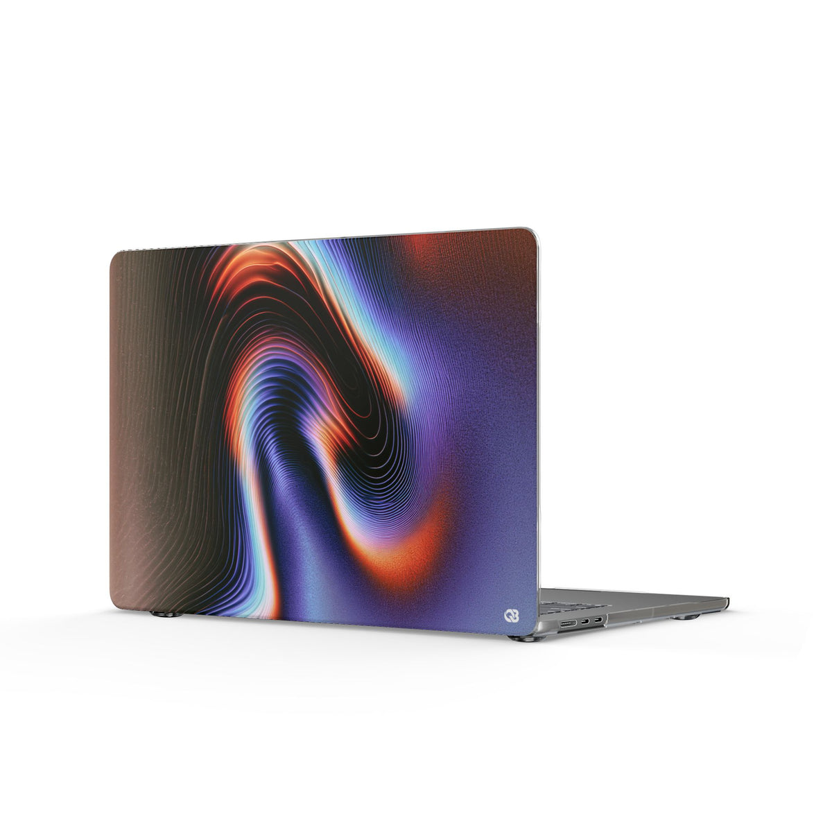 Prismatic Resonance · Clear Hard Case for MacBook · Purple