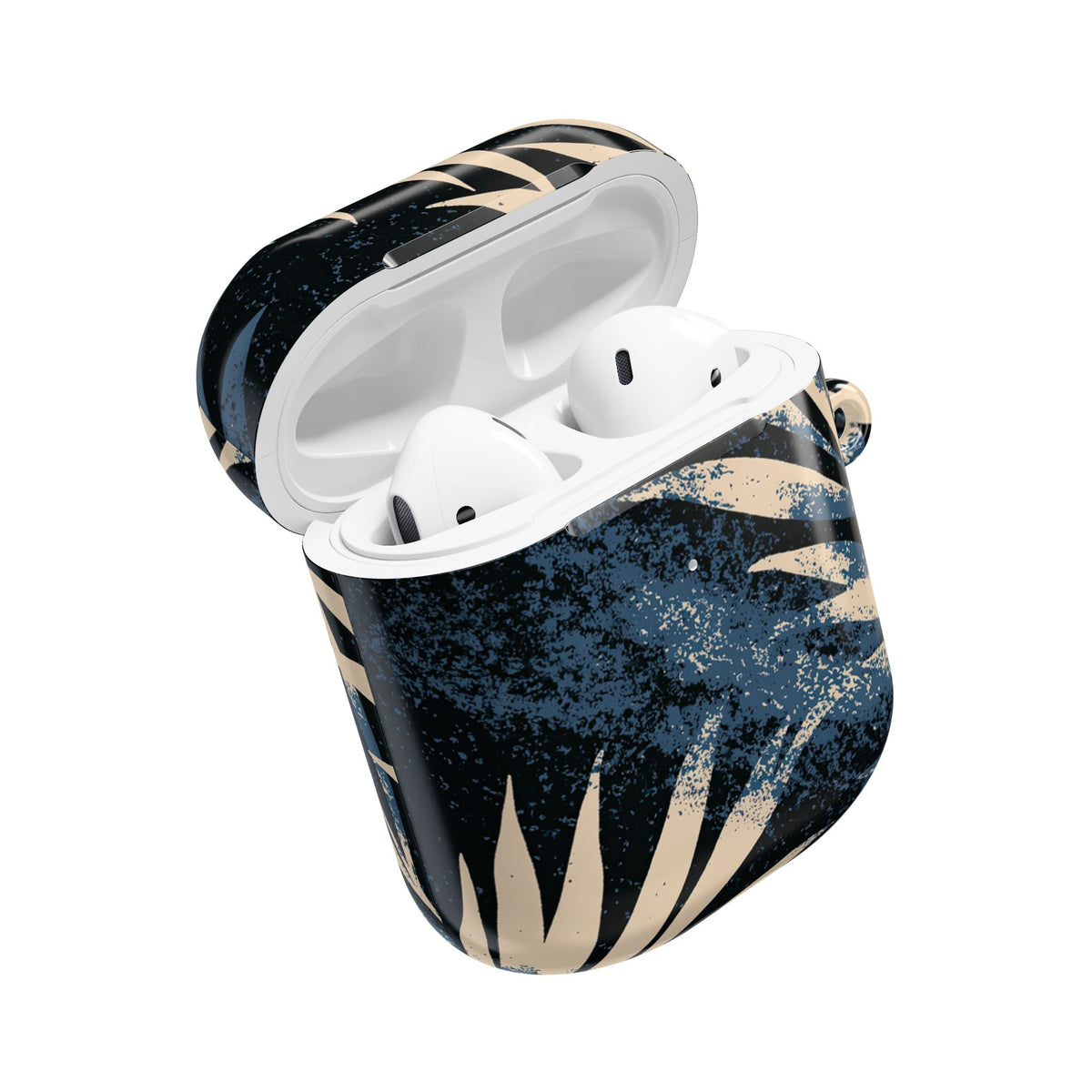 Indigo Palm Horizon · Hard Case for AirPods & AirPods Pro · Blue