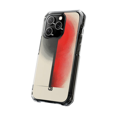 Red Impact MagSafe Phone Case for iPhone - Split Signal Red