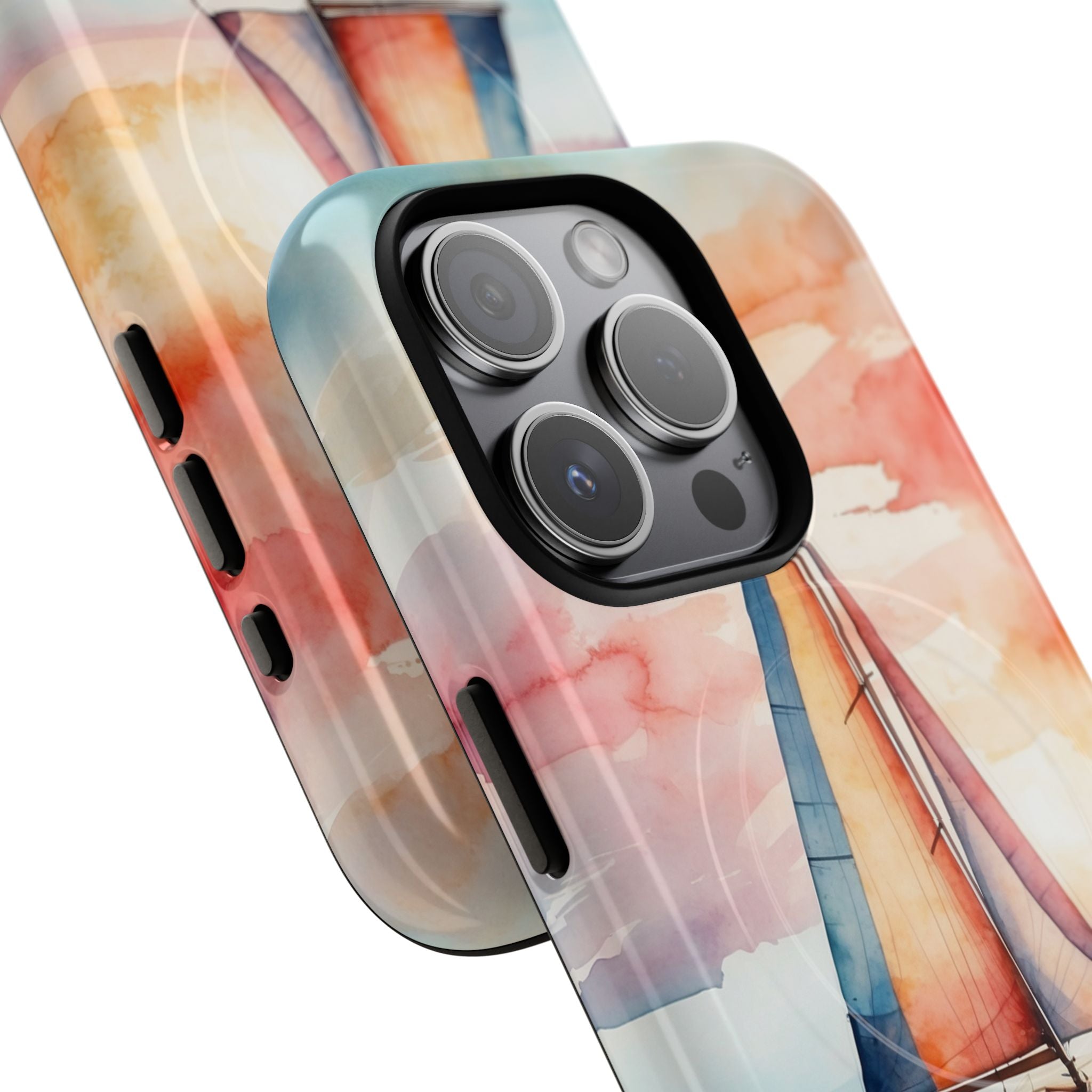 Crimson Horizon Sail · Tough+ Phone Case for iPhone · Magsafe