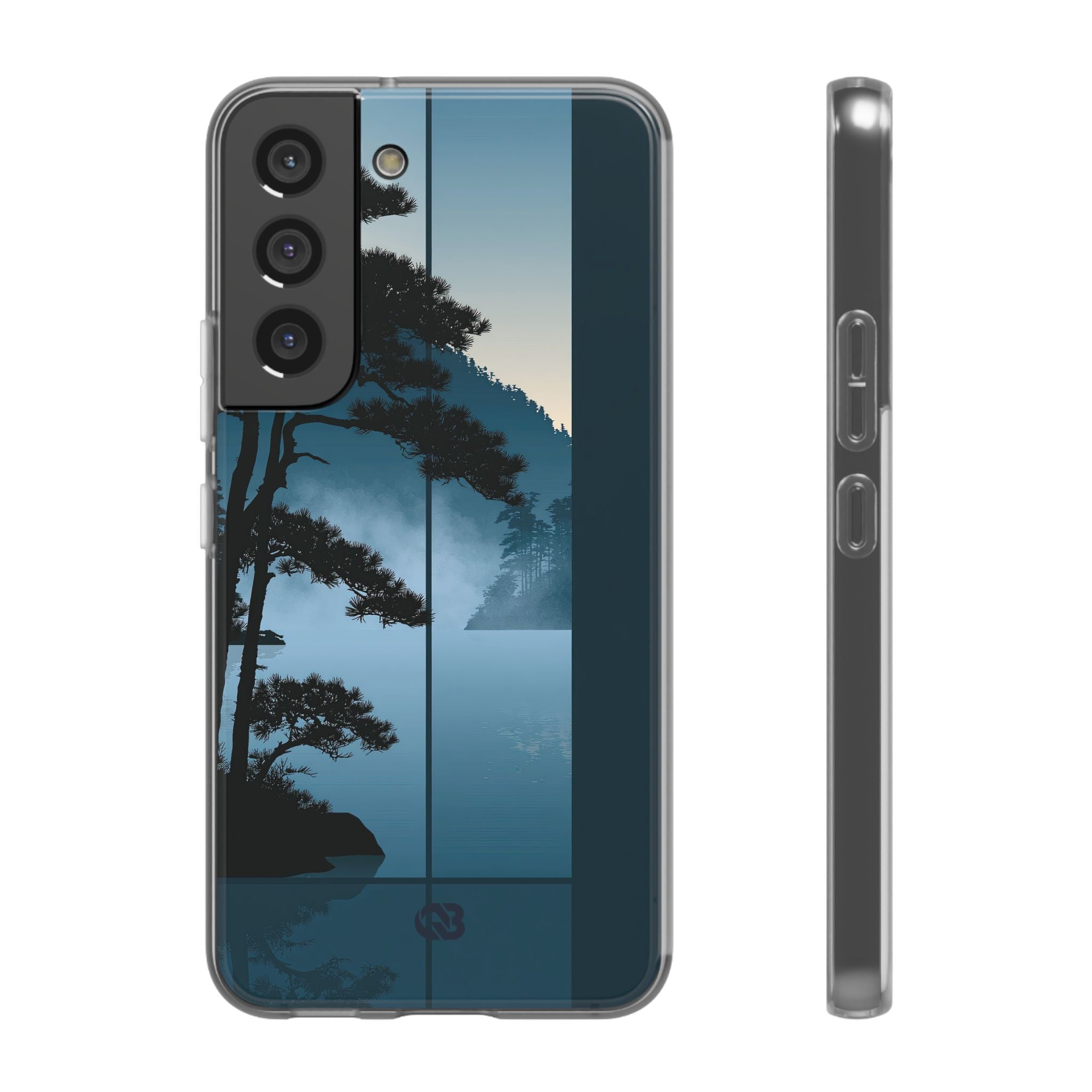 Blue Lite Phone Case for Samsung - Kyoto Mist Pine
