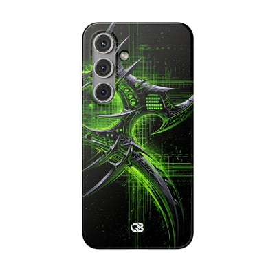Cyber Sigil Grid · Lite Phone Case for Samsung · Green