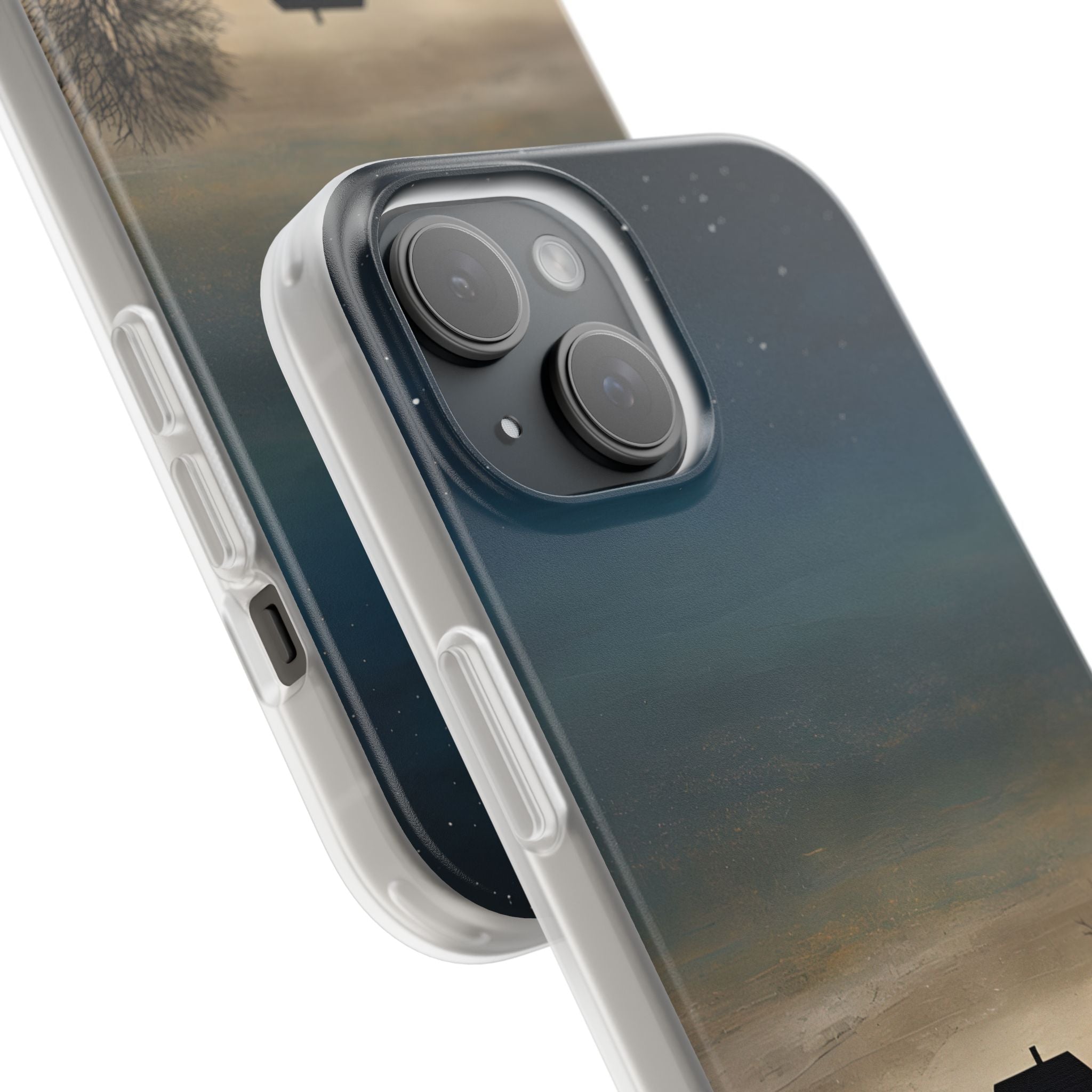 Midnight Cabin Glow · Soft Phone Case for iPhone