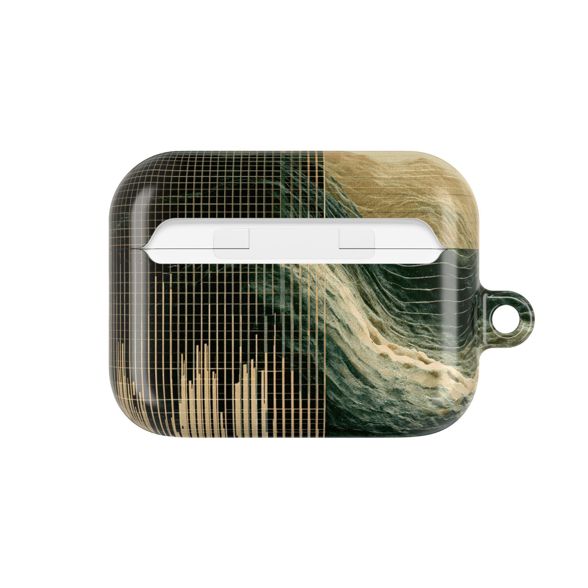 Orbital Topography · Hard Case for AirPods & AirPods Pro · Green