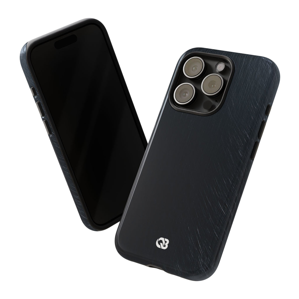 Brushed Obsidian Steel · Tough Phone Case for iPhone · Black