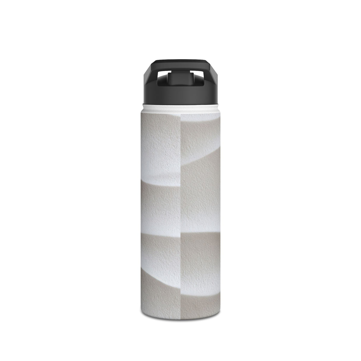 Sculpted Dune Relief · Insulated Water Bottle · White
