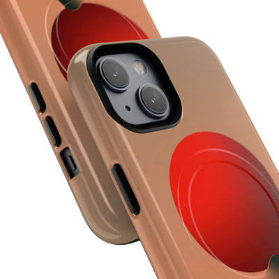 Crimson Sol Ridge · Tough 2.0 Magnetic Phone Case for iPhone · Red