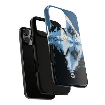 Blue Tough Phone Case for iPhone - Arctic Summit Mirror