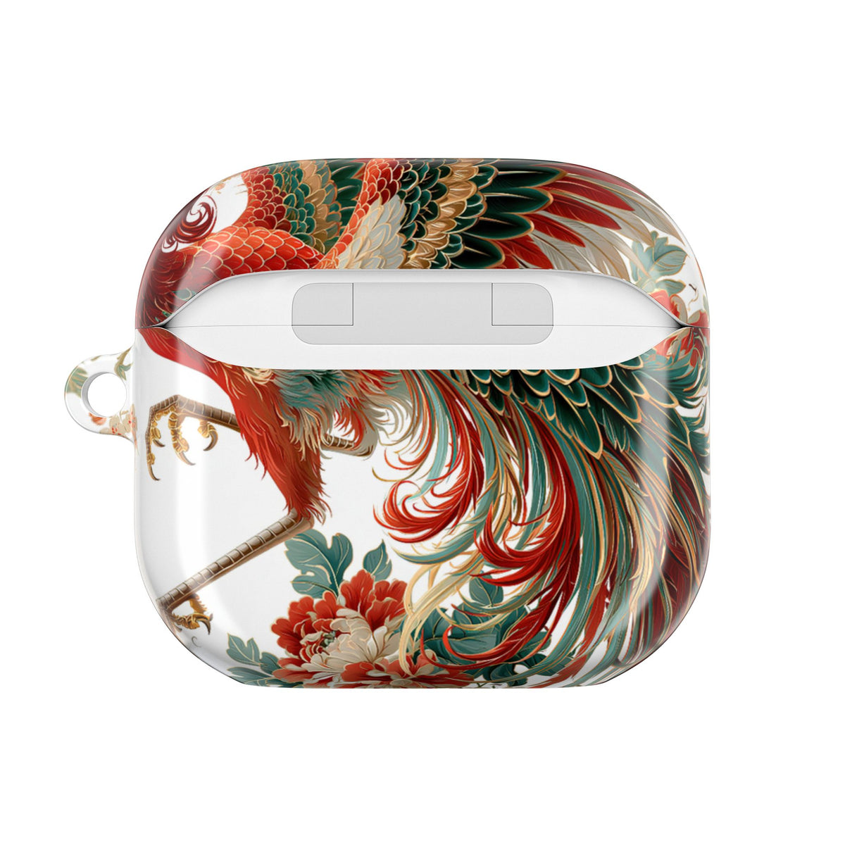 Vermilion Imperial Phoenix · Hard Case for AirPods & AirPods Pro · Red