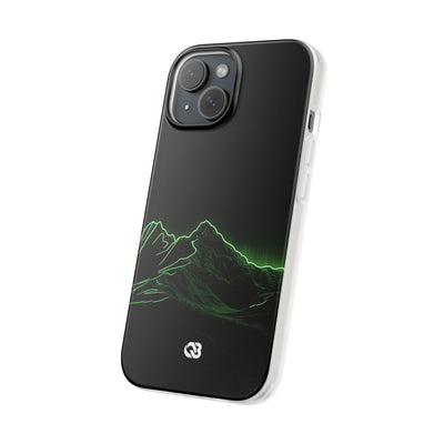 Nordic Mountain Contour · Lite Phone Case for iPhone ·  Black