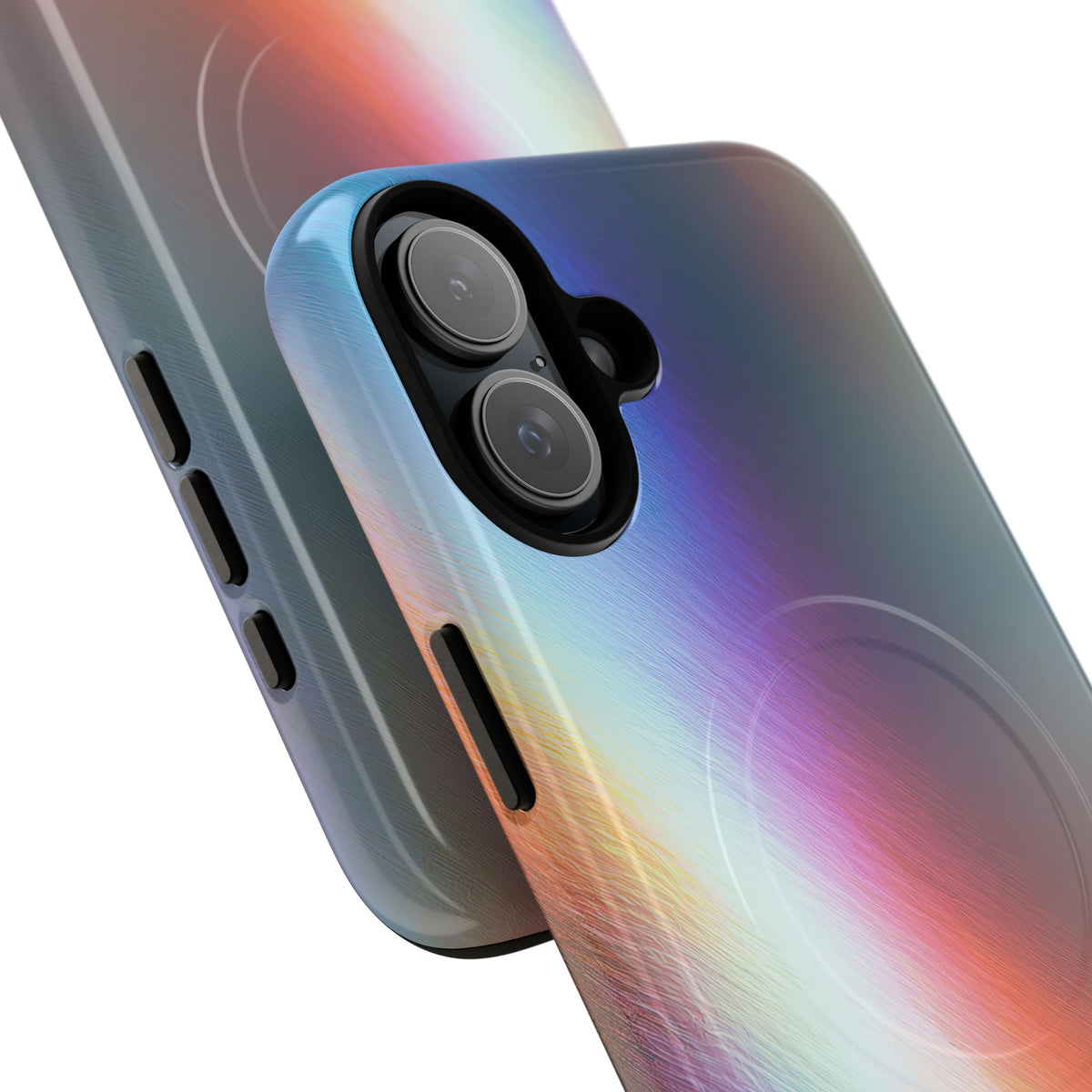Prismatic Ray · Tough 2.0 Magnetic Phone Case for iPhone · Blue