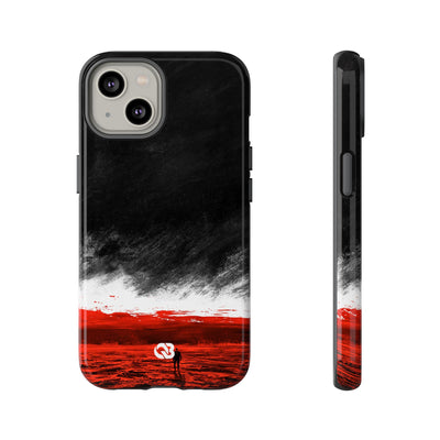 Crimson Horizon · Tough Phone Case for iPhone · Black