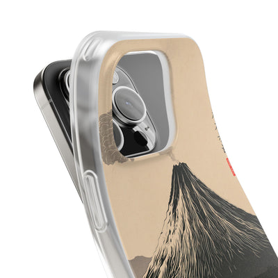 Beige Lite Phone Case for iPhone - Obsidian Ink Summit