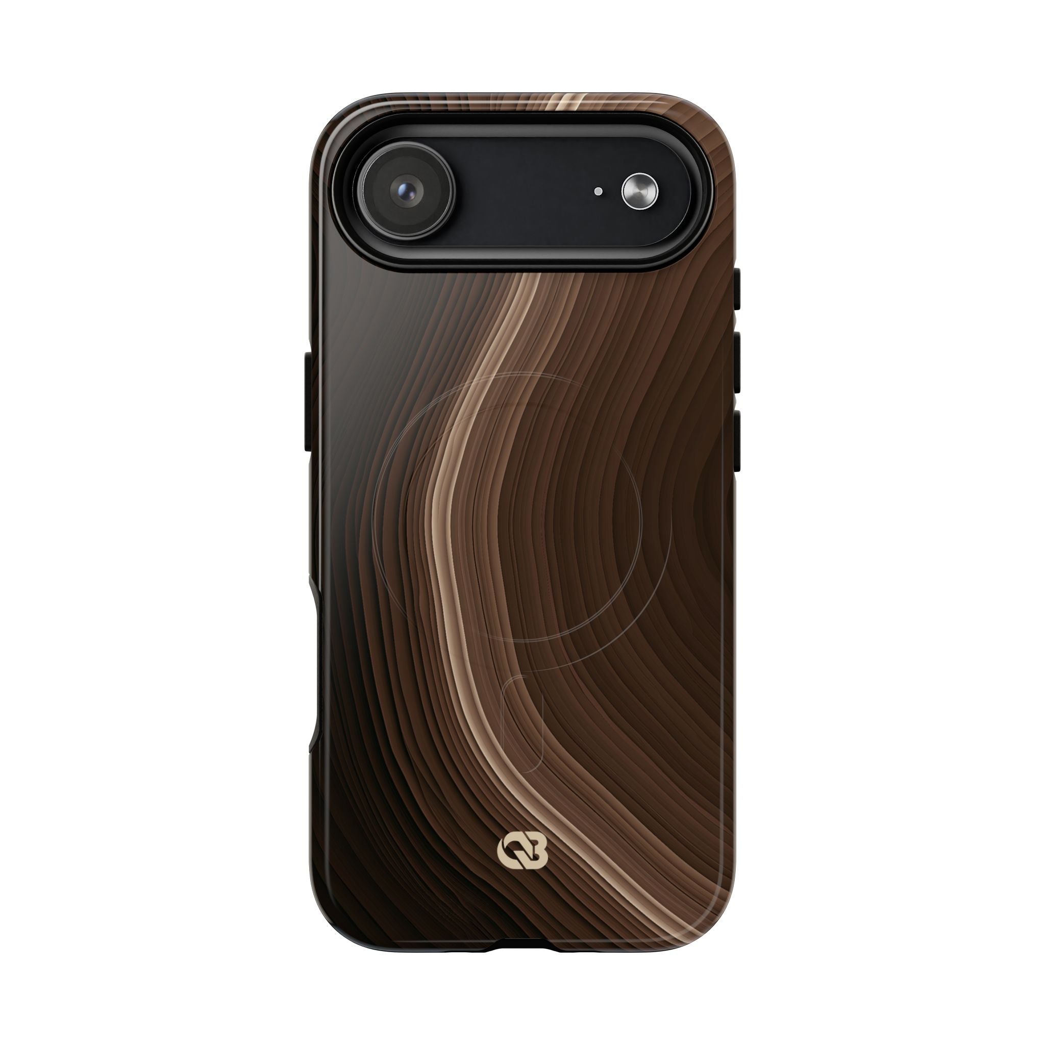 Brown Tough 2.0 Magsafe Phone Case for iPhone - Bronzed Canyon Relief