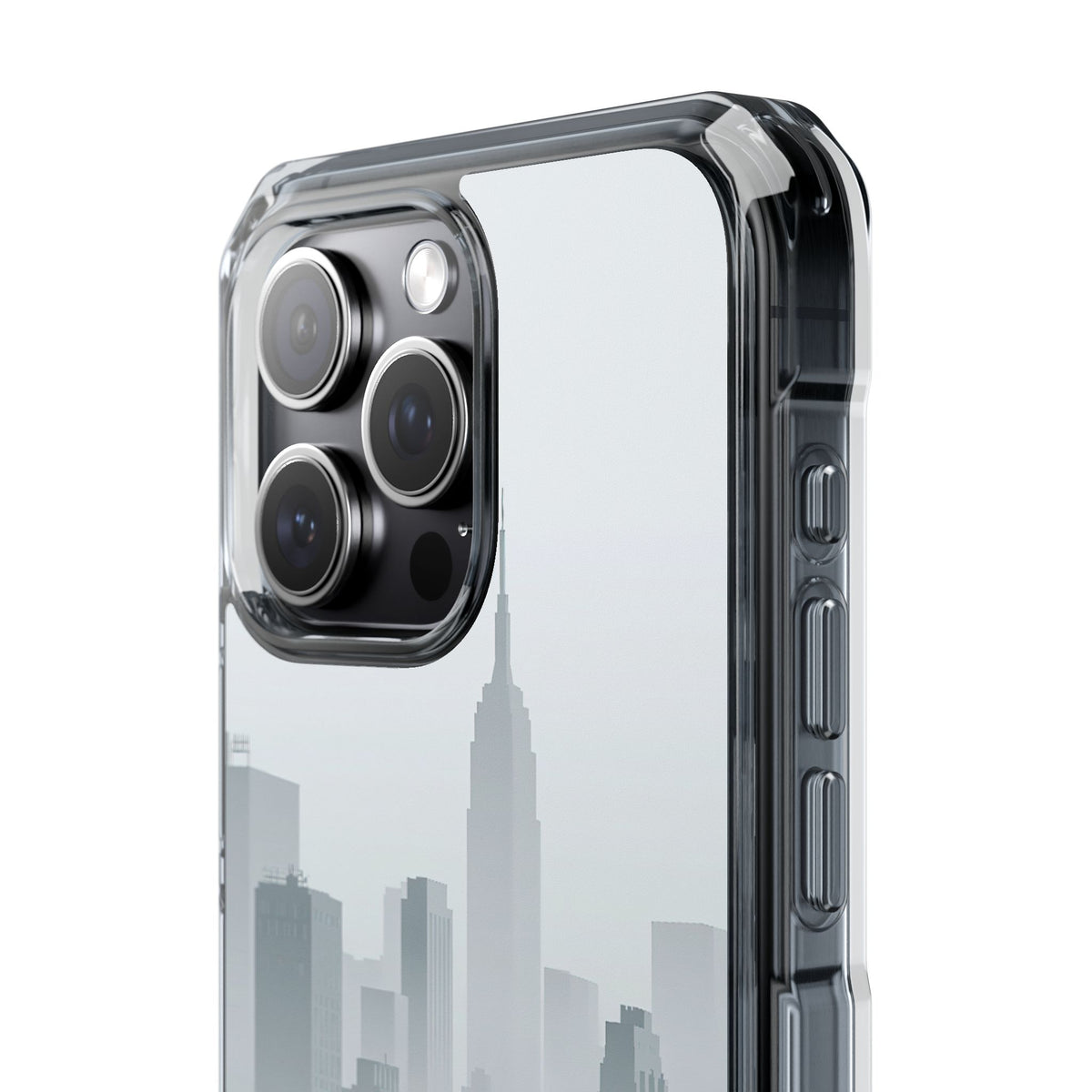 Metropolitan Horizon · Clear Impact Magnetic Phone Case for iPhone ·  Grey