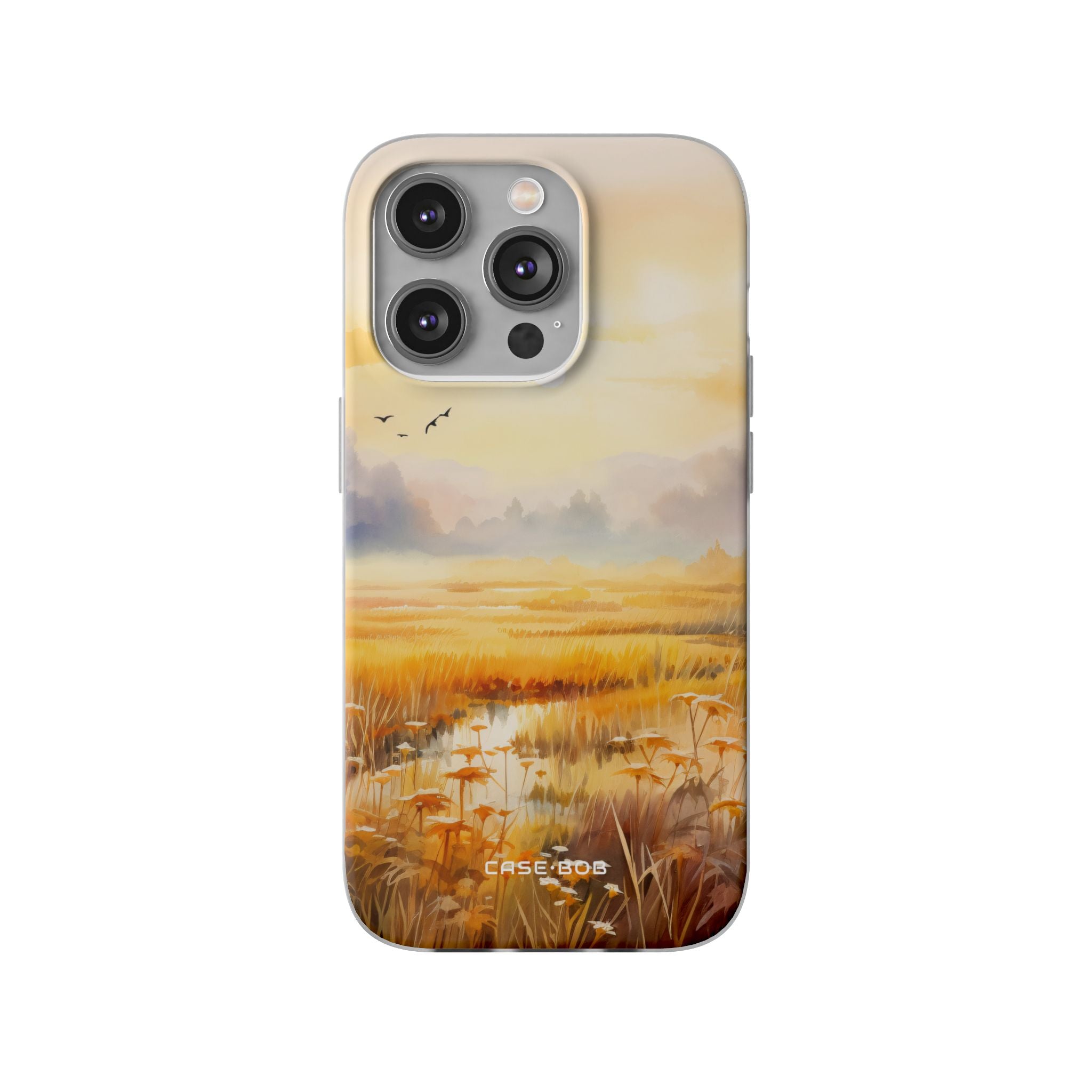 Leuchtender Sonnenaufgang iPhone 14 Pro Case - Soft