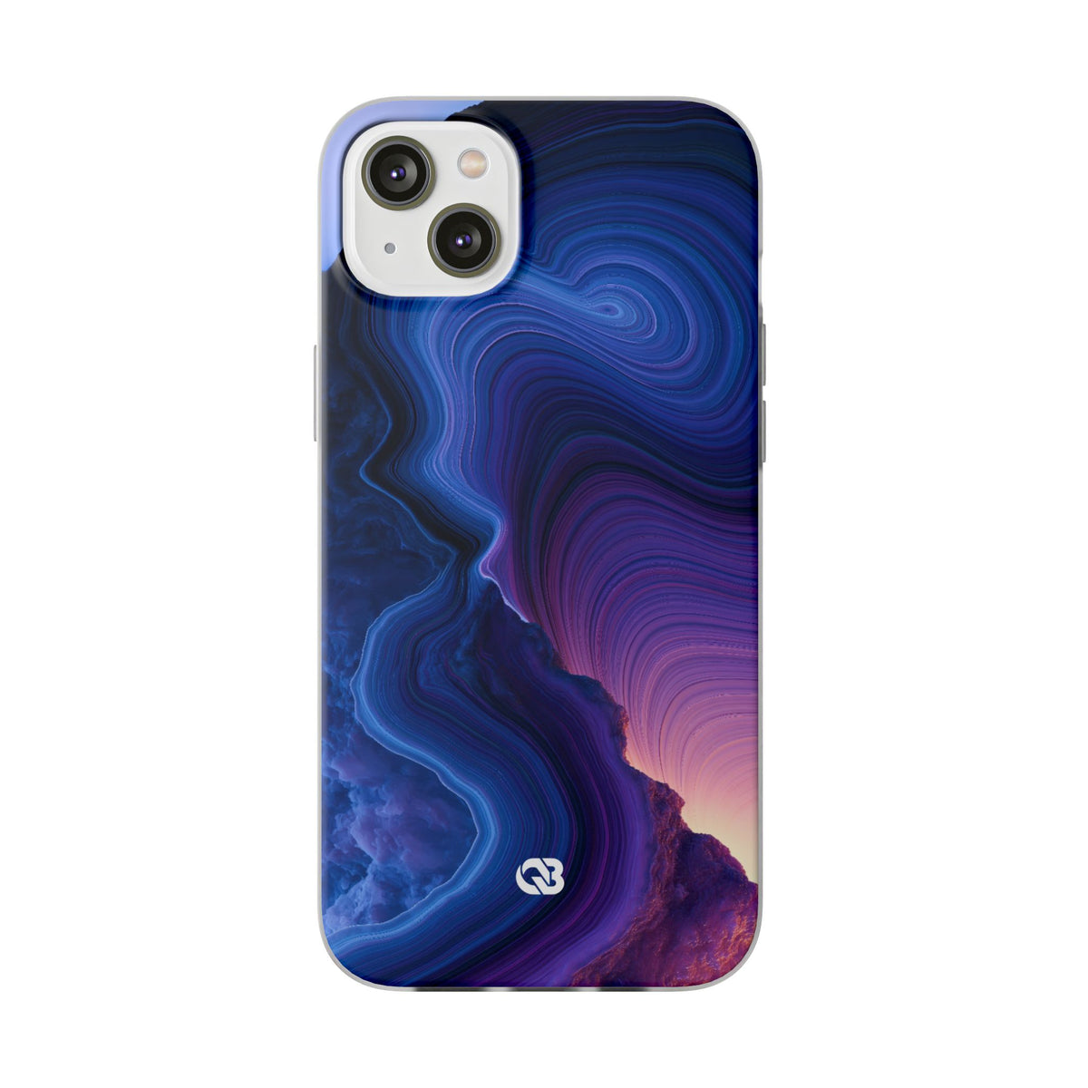 Radiant Strata · Lite Phone Case for iPhone ·  Blue