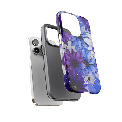 Ink Splatter Blooms · Tough Coque de téléphone pour iPhone