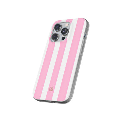 Soft Pink Stripe · Soft Phone Case for iPhone