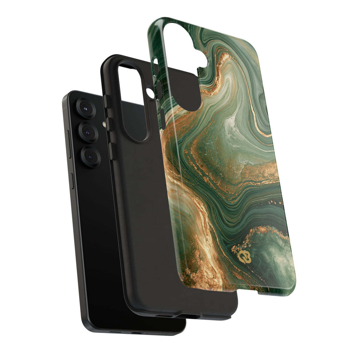 Jade Suminagashi · Tough Phone Case for Samsung · Green