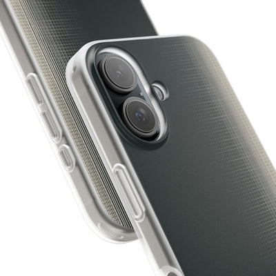 Grey Lite Phone Case for iPhone - Charcoal Tech Grid