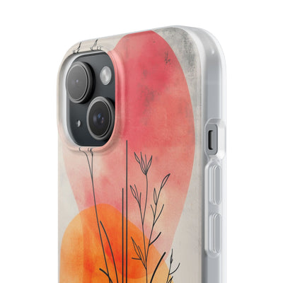 Crimson Bloom Lineage · Soft Phone Case for iPhone