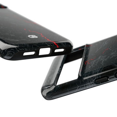 Crimson Rift · Tough Phone Case for Pixel ·  Black