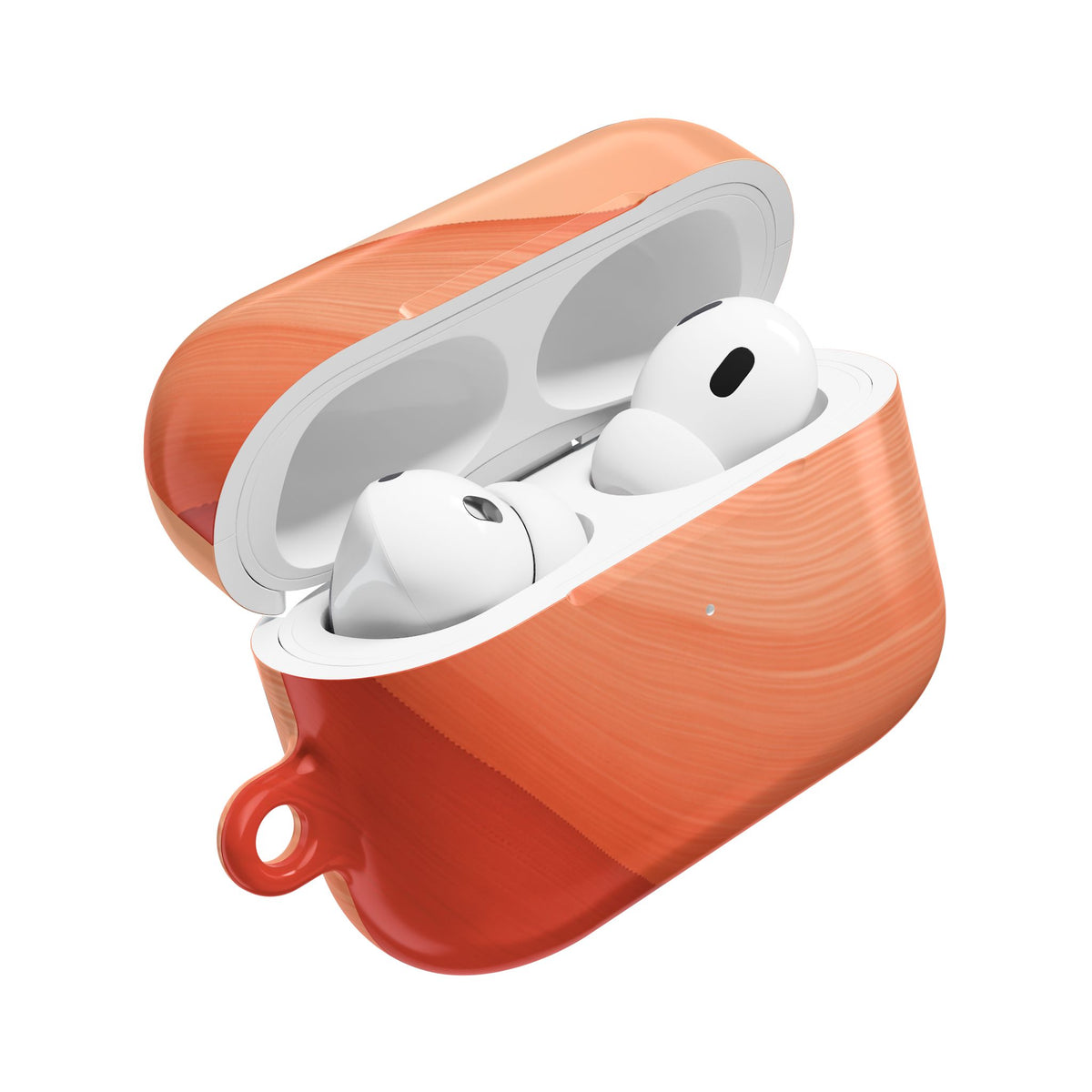 Terracotta Flow · Hard Case for AirPods & AirPods Pro · Orange