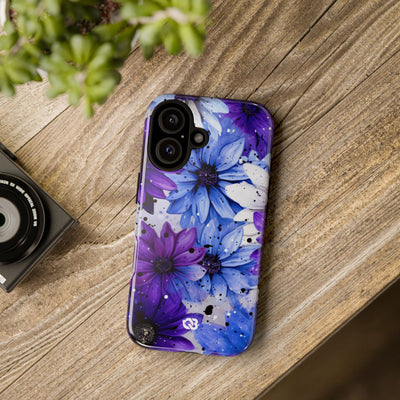 Ink Splatter Blooms · Tough Coque de téléphone pour iPhone
