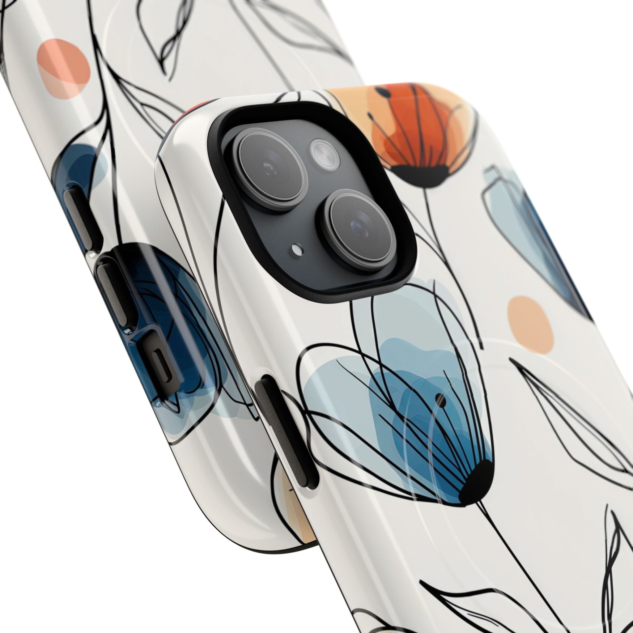 Ink Watercolor Tulips · Tough+ Phone Case for iPhone · Magsafe