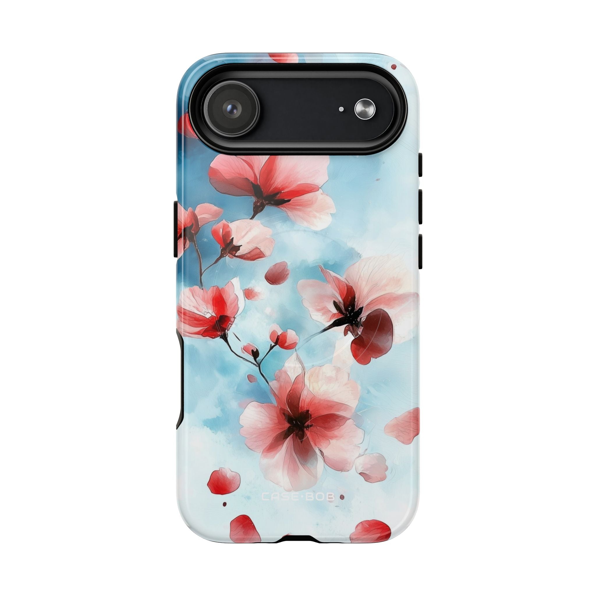 Pink Blossom Drift iPhone 17 Air Case - Tough+ - CASE•BOB