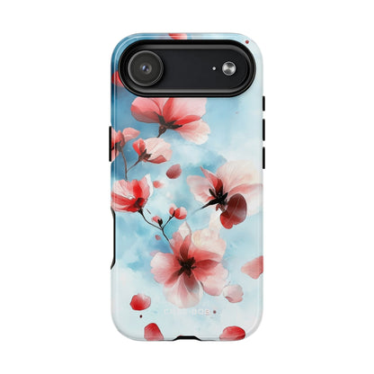 Pink Blossom Drift iPhone 17 Air Case - Tough+ - CASE•BOB