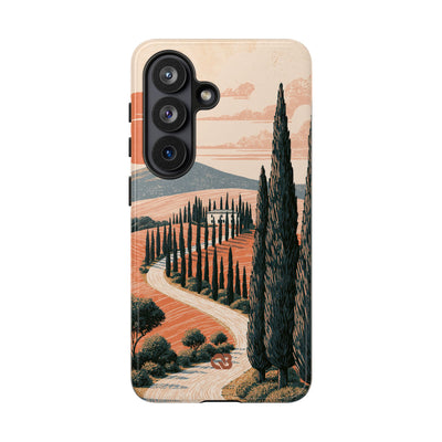 Orange Tough Phone Case for Samsung - Terracotta Ridge Trail